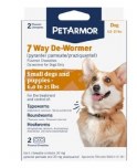 Petarmor De Worm Small Dog 2ct